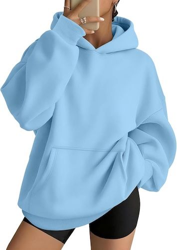 AUTOMET Womens Oversized Hoodies Fleece Trendy Sweatshirts