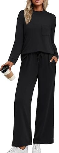 AUTOMET Two Piece Sets for Women Mock Neck Fall
