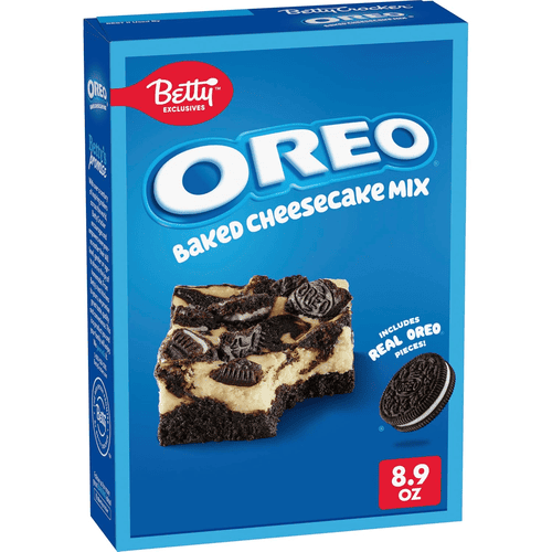 OREO Baked Cheesecake Mix, Includes Real OREO Pieces, 8.9 oz, Box