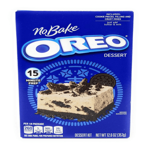 Oreo No Bake Dessert, 15 Minute Prep, 12.6 oz, Pack of 2, Box