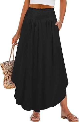 ANRABESS Women's Maxi Skirts Summer Boho