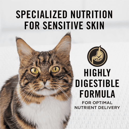 Purina Pro Plan Dry Cat Food, Sensitive Skin & Stomach Lamb & Rice Formula for Adult 1-6, 3.5 lb, Bag