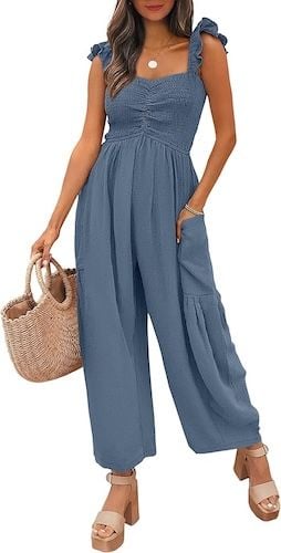ANRABESS Jumpsuits for Women Dressy One Piece