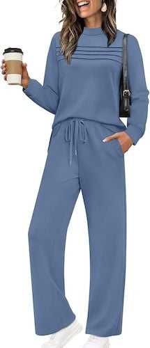 WIHOLL Two Piece Sets for Women Fall Travel Vacation Outfits