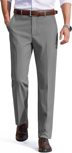 COOFANDY Mens Dress Pants Formal Slacks Classic Fit