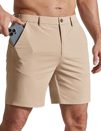COOFANDY Men's Casual Shorts 7" Stretch Golf Shorts