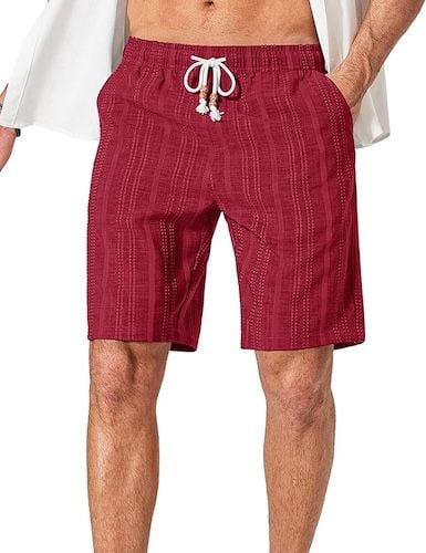 COOFANDY Mens Casual Shorts 9" Summer Beach Shorts
