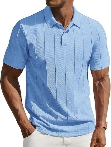 PJ PAUL JONES Mens Knit Polo Shirts Short Sleeve