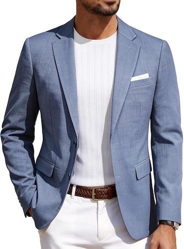 PJ PAUL JONES Mens Blazer Slim Fit Sport Coat