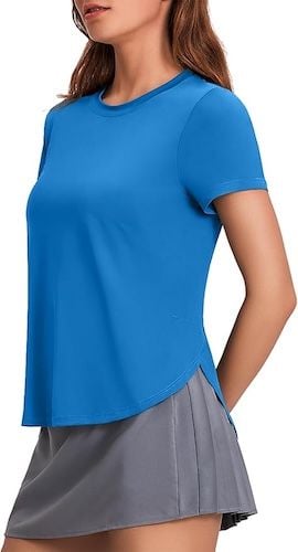PINSPARK Workout Tops for Women UPF 50+ Yoga Shirts