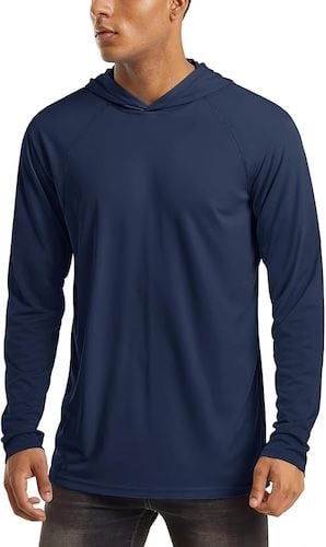 MAGCOMSEN Men's Hooded UPF 50+ Sun Protection T Shirts