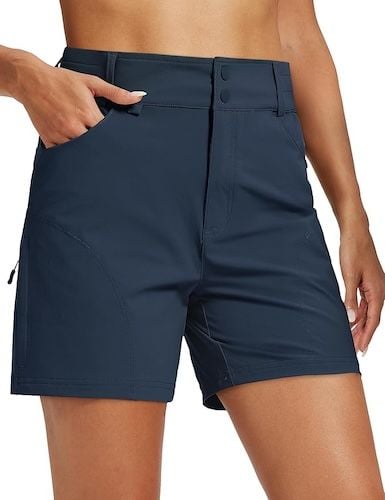 MAGCOMSEN Womens Hiking Cargo Shorts Golf