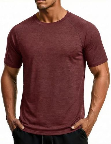 MAGCOMSEN Mens Workout Shirts Short Sleeve Moisture Wicking
