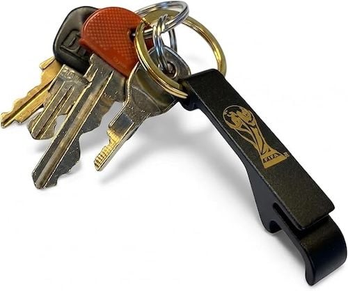 FIFA World Cup 2026 2.5 Inch Black Bottle Opener Keychain