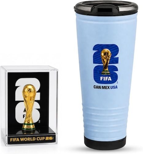 FIFA World Cup 2026 Trophy + Host Country USA's 24oz Insulated Tumbler
