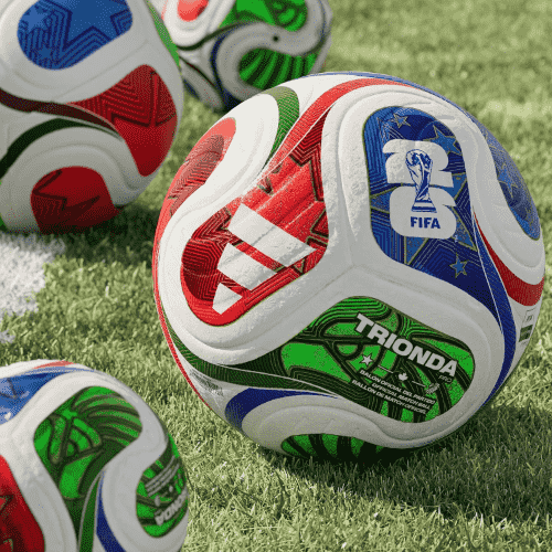 adidas 2026 FIFA World Cup Official Soccer Match Ball with Thermal Bonded Seamless Surface and Textured Design