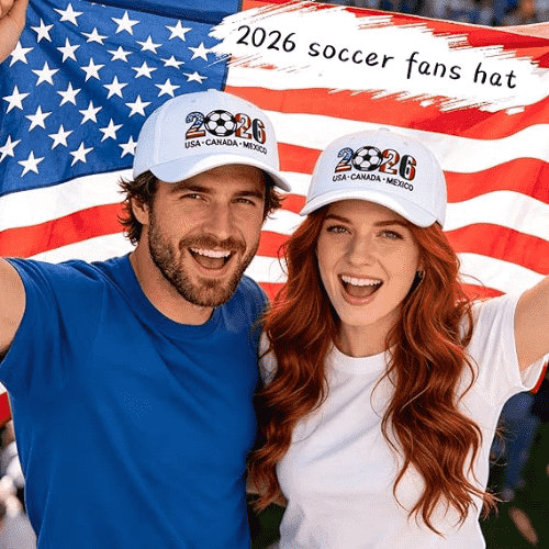 Eiohiuy 2026 FIFA World Cup Adjustable Soccer Cap