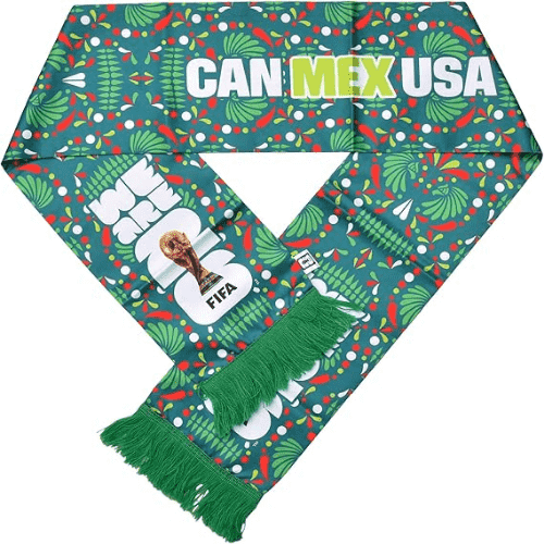Wagon International 2026 FIFA World Cup Edition Polyester Trophy Scarf, Green