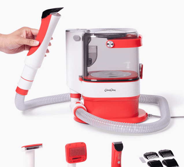 ChomChom Roller Dog Vacuum for Shedding Grooming, Large-Capacity Bin
