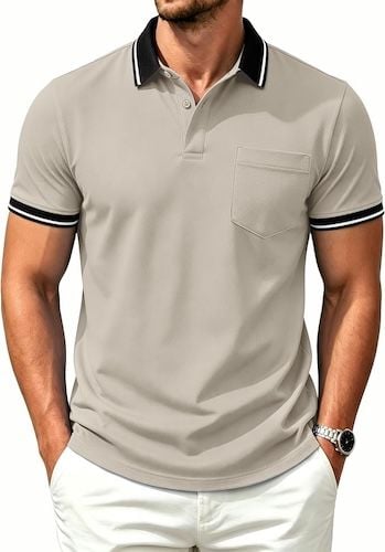 ZITY Mens Polo Shirts Casual Short Sleeve Athletic