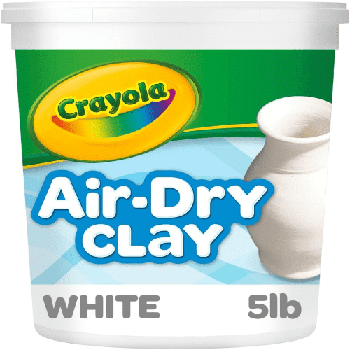 Crayola Natural White Modeling Air Dry Clay for Kids, Sculpting Material, 5 lbs