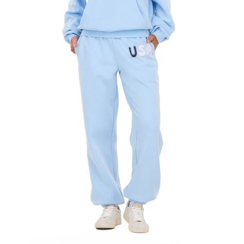 Forever 21 Women's and Women's Plus Americana Fleece Jogger Sweatpants
