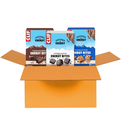 CLIF BAR Energy Bites, Variety Pack, 3 Flavors, 6g Protein Per Pack, Made with Organic Oats, Non-GMO, Plant-Based, No High Fructose Corn Syrup, 15 Counts