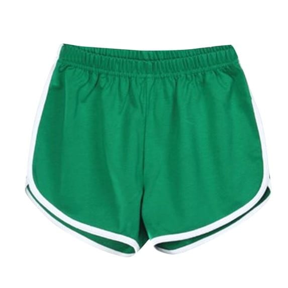 Annhoo Womens Workout Shorts Cotton Elastic Waist