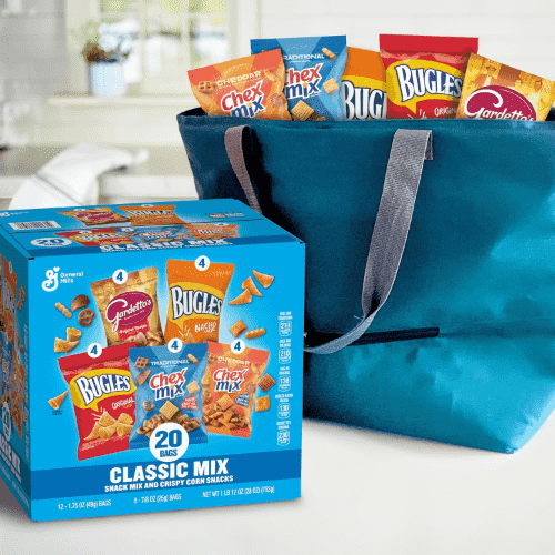 Chex Mix Classic Mix Snack Variety Pack, Bugles, Gardetto's, 20 ct, 28 oz