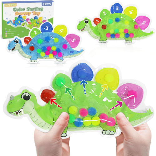 MTTIERY Montessori Color Sorting Sensory Toys for 3+ Year Old, 2 Packs
